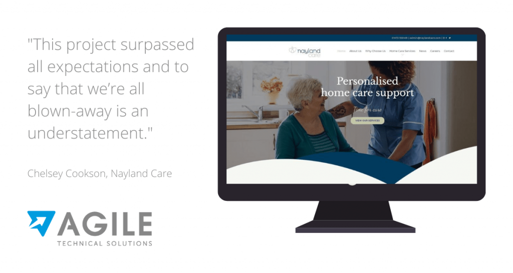 Website Hosting & Web Design for Nayland Care