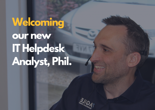 Introducing Agile’s new Helpdesk Analyst, Phil James
